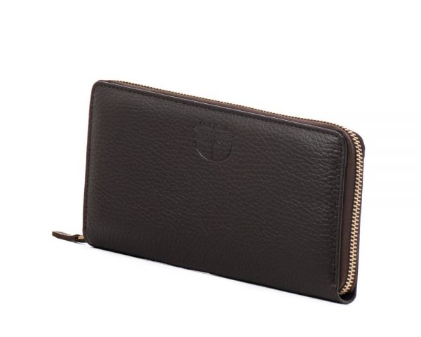 Reagan Zip Wallet - Espresso